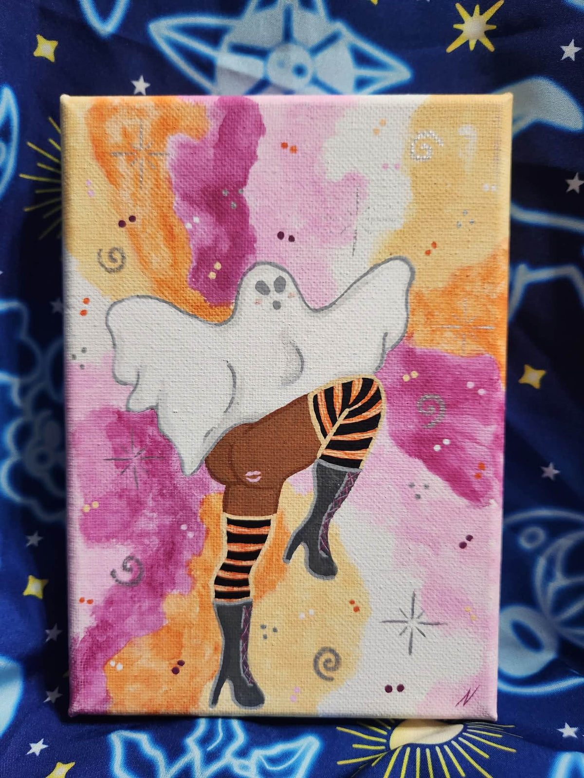 OC: Boo In The Sheets: Pumpkin Spice