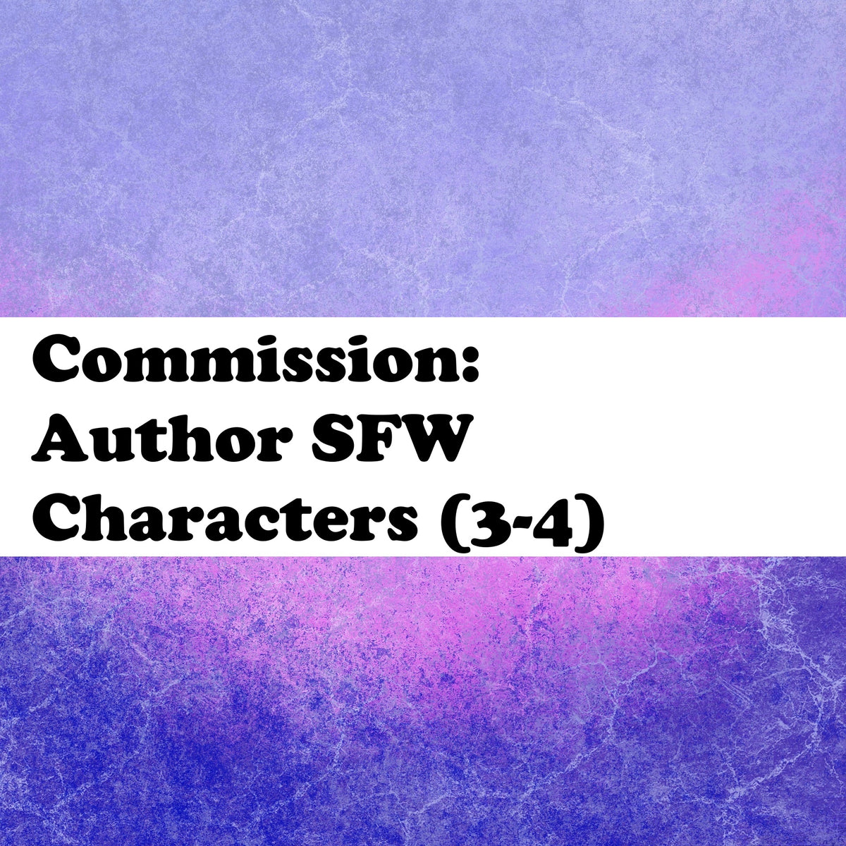 Author SFW Characters (3-4)