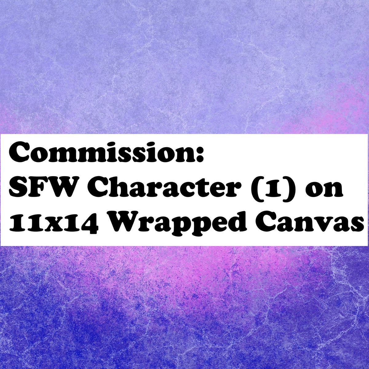 SFW Character (1) 11x14 Wrapped Canvas